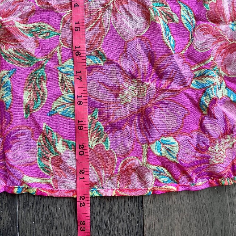 Beach Riot Floral Sarong Wrap Swim Cover Up One Size Tropical Resortwear - Picture 5 of 5